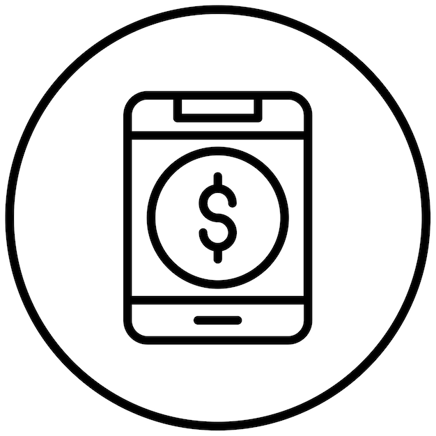 Ilustración del vector de pago en línea