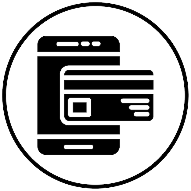 Ilustración del vector de pago móvil
