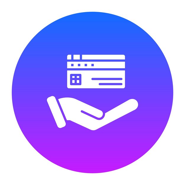 Ilustración del vector de pago de la tarjeta