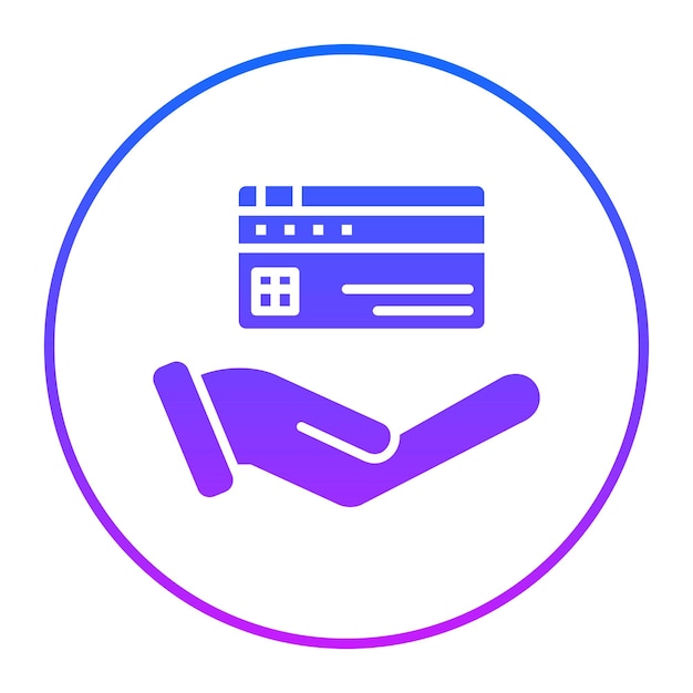 Ilustración del vector de pago de la tarjeta