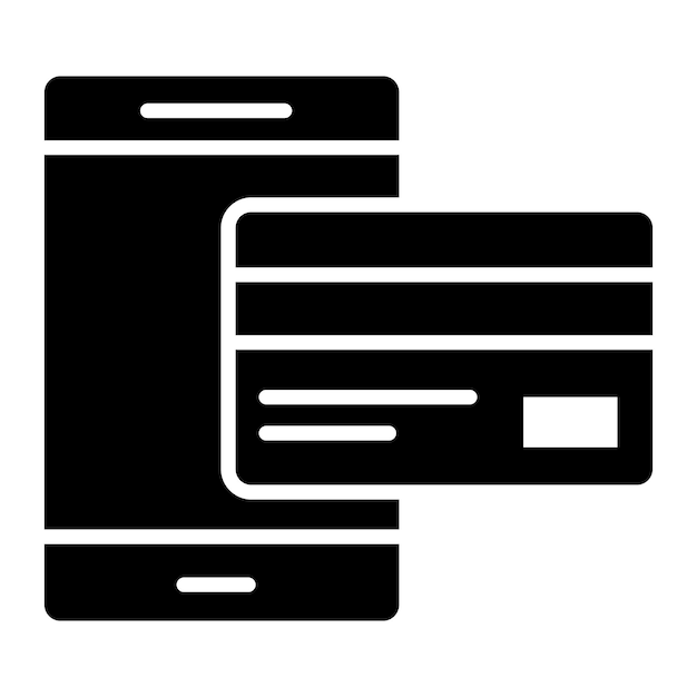 Ilustración del vector de pago de tarjetas en línea