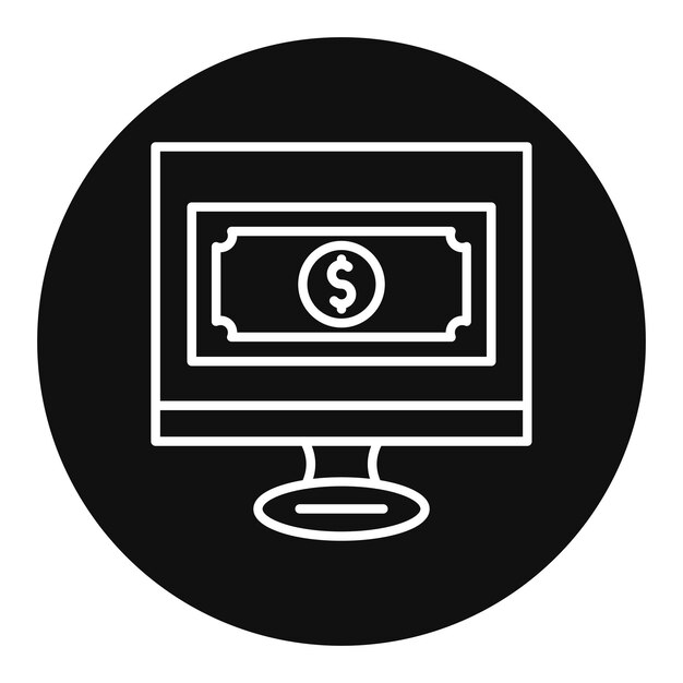 Ilustración del vector de pago