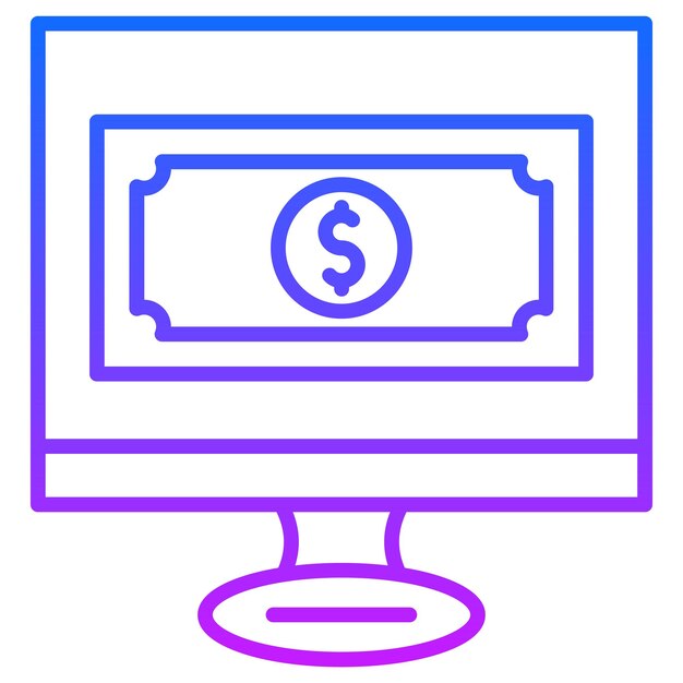Ilustración del vector de pago