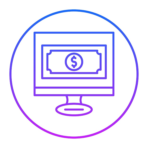 Ilustración del vector de pago