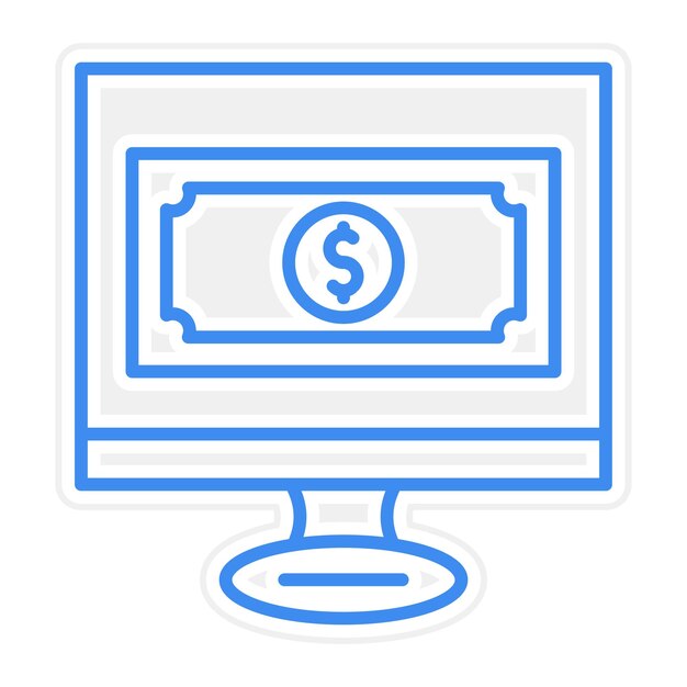 Ilustración del vector de pago