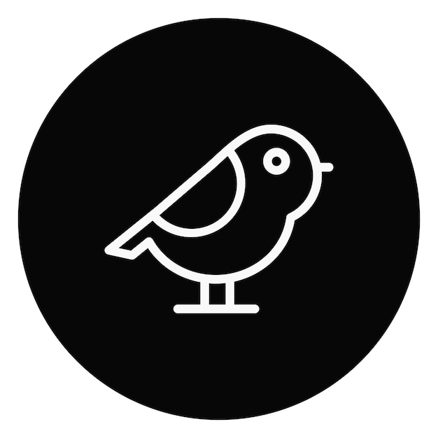 Ilustración de vector de pájaro