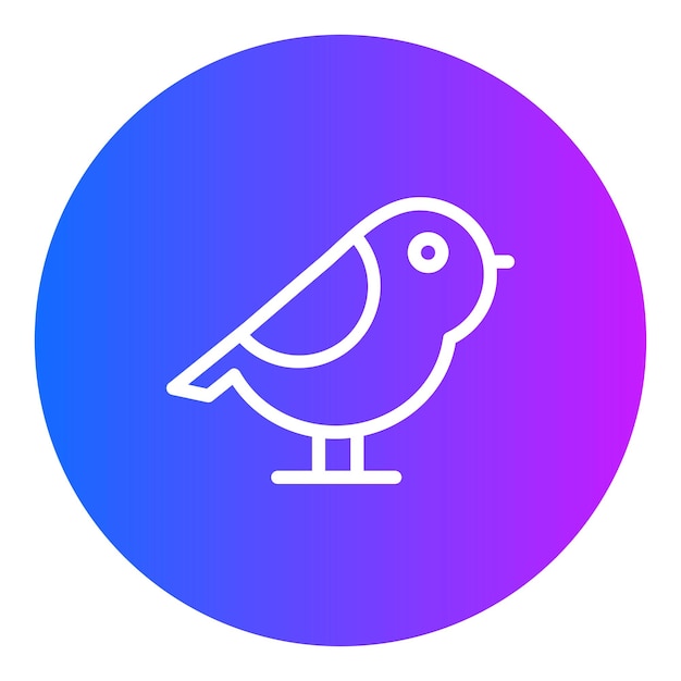 Ilustración de vector de pájaro