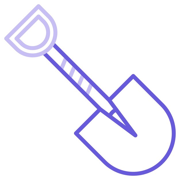 Ilustración del vector de la pala