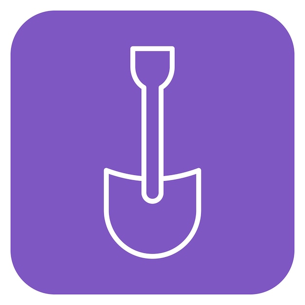 Ilustración del vector de la pala