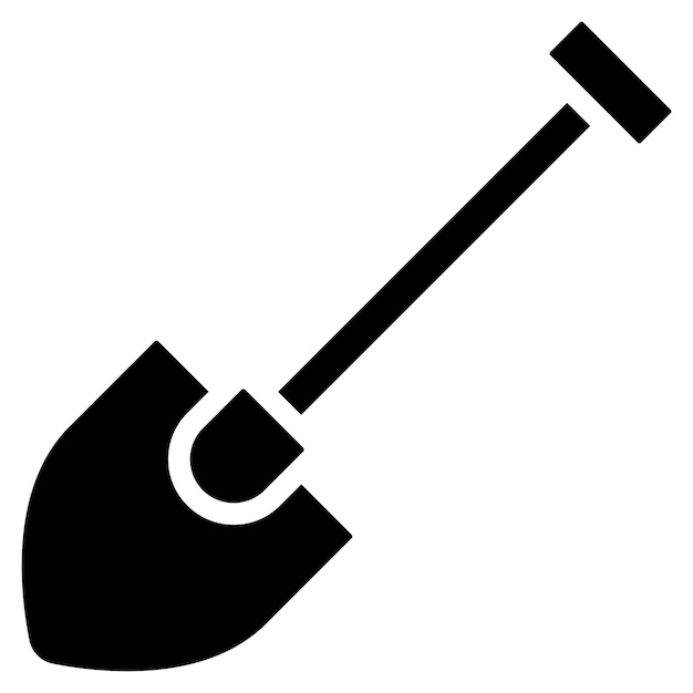 Ilustración del vector de la pala