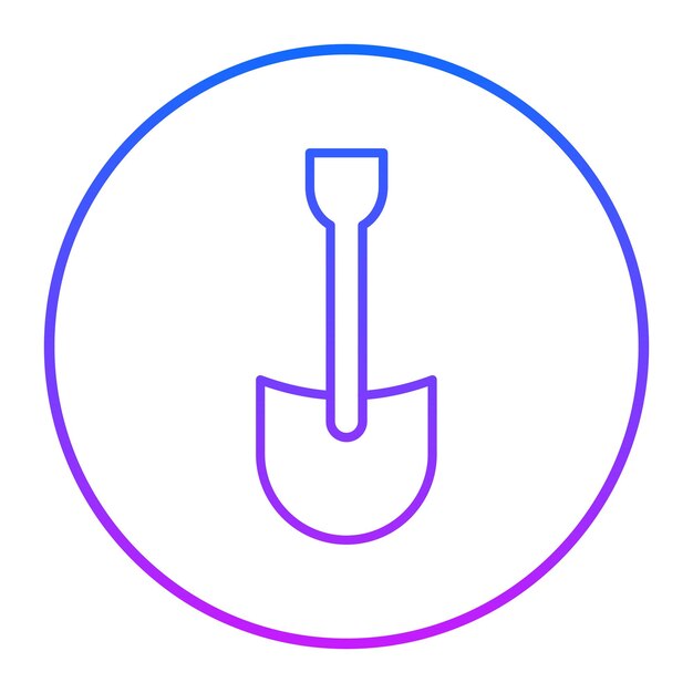 Ilustración del vector de la pala
