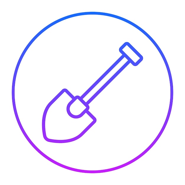 Ilustración del vector de la pala