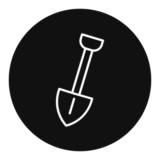 Ilustración del vector de la pala