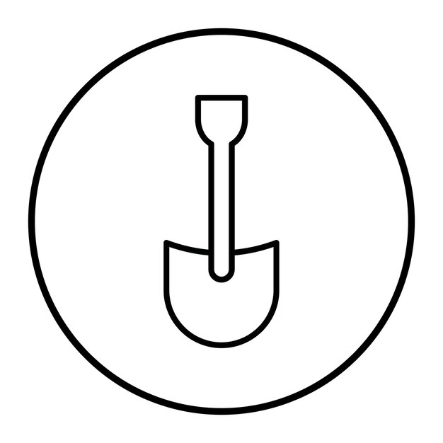 Ilustración del vector de la pala