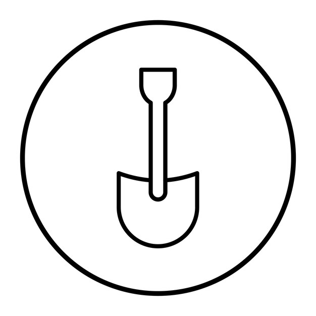 Ilustración del vector de la pala