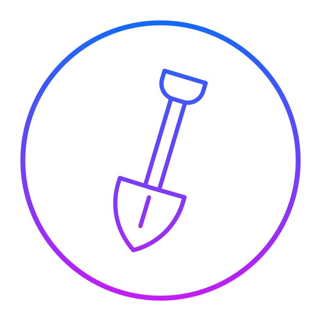 Ilustración del vector de la pala