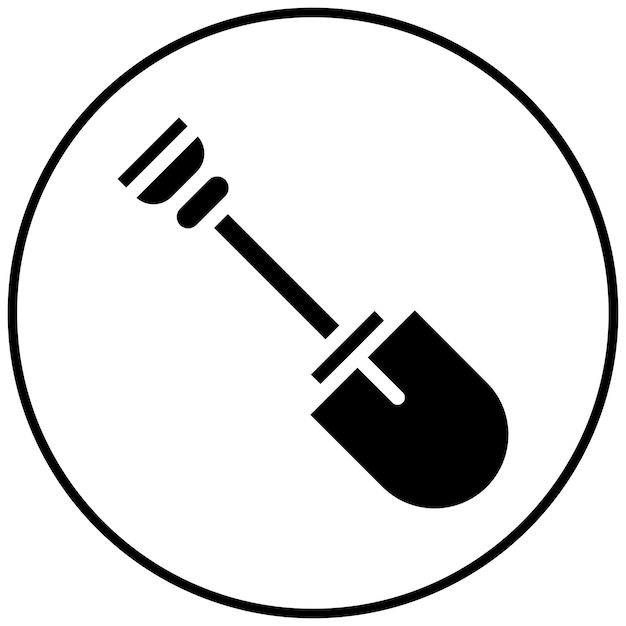 Ilustración del vector de la pala