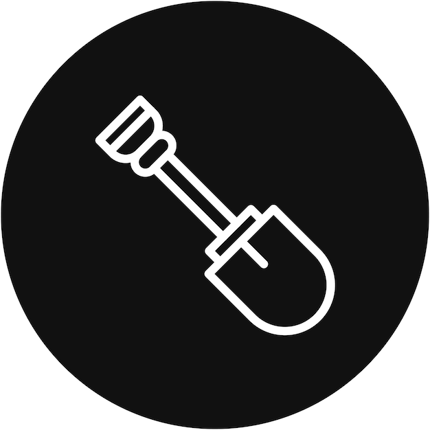 Ilustración del vector de la pala