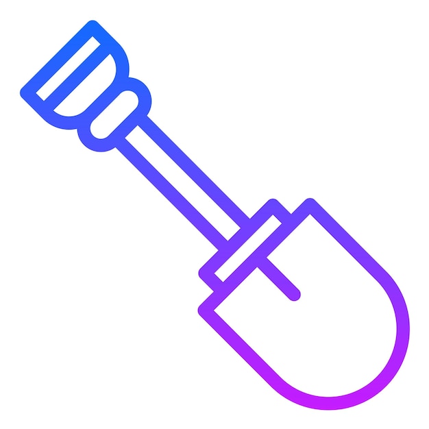 Ilustración del vector de la pala