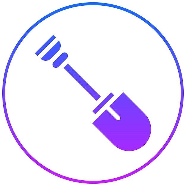 Ilustración del vector de la pala