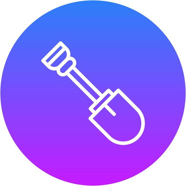Ilustración del vector de la pala