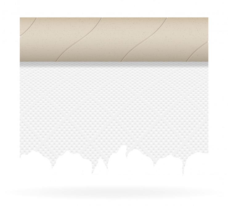 Vector ilustración de vector de papel higiénico de pieza