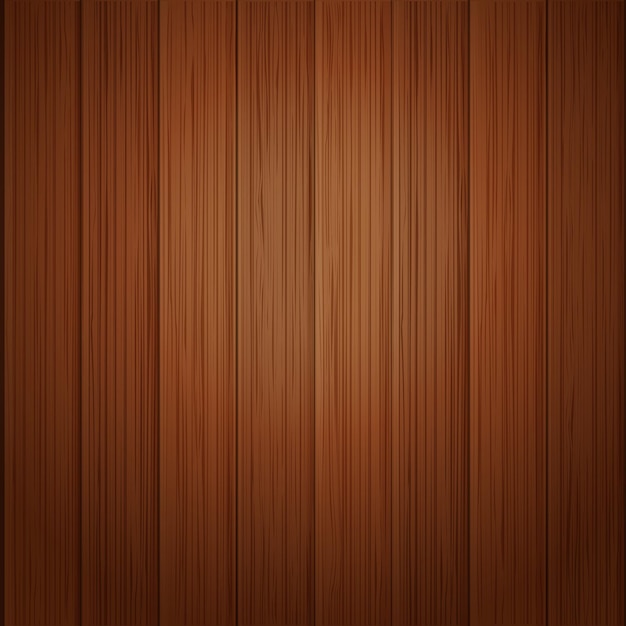 Ilustración de vector de pared de tablero de madera