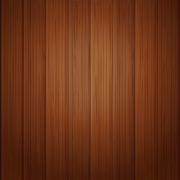 Vector ilustración de vector de pared de tablero de madera