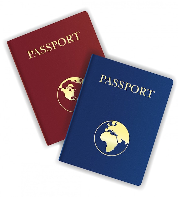 Vector ilustración de vector de pasaporte