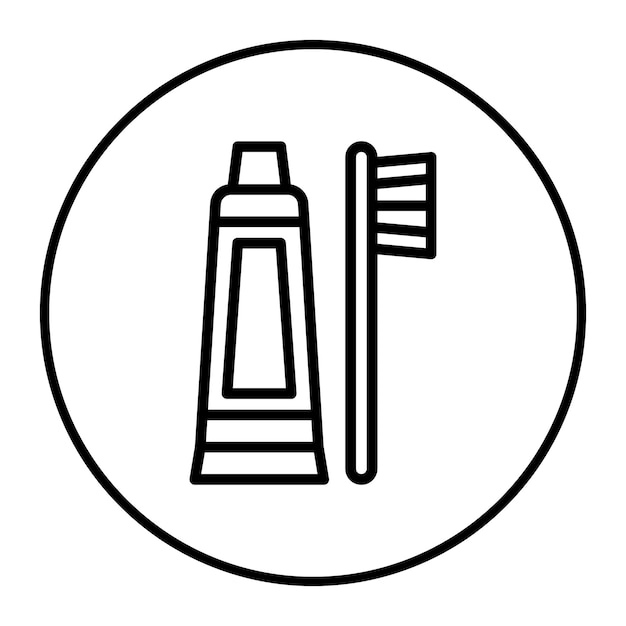 Ilustración del vector de la pasta dental