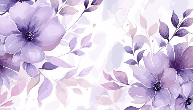 Ilustración de vector de patrón floral de flores