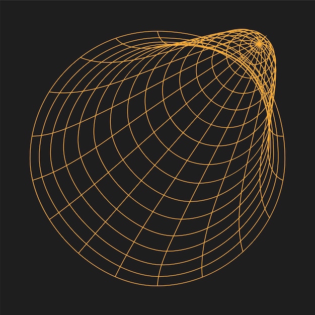Ilustración de Vector de patrón de forma geométrica de forma 3D
