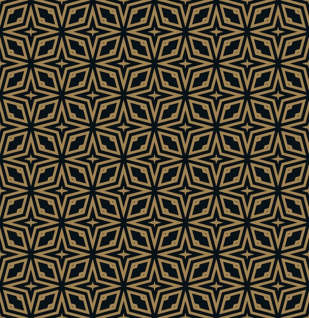 Ilustración de vector de patrón de líneas de ornamento transparente abstracto