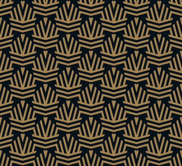 Ilustración de vector de patrón de líneas de ornamento transparente abstracto