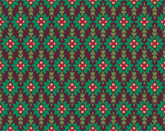 Ilustración de vector de patrón de ornamento floral transparente