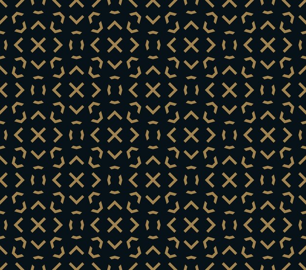 Ilustración de vector de patrón de ornamento transparente abstracto con color dorado