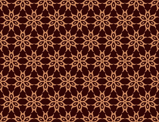 Ilustración de vector de patrón de ornamento transparente