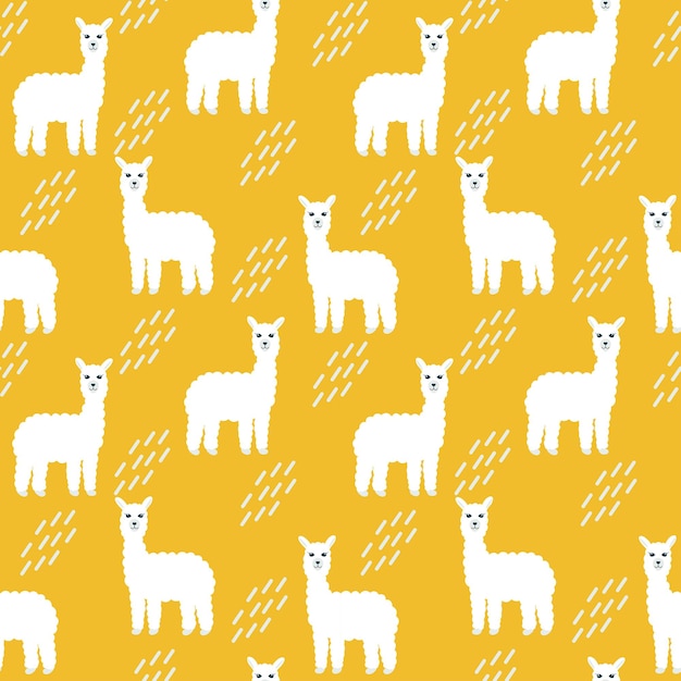 Ilustración de vector de patrones sin fisuras de llamas blancas
