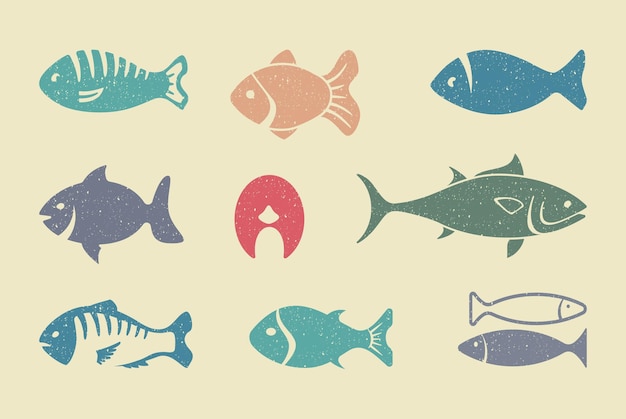 Ilustración de vector de peces