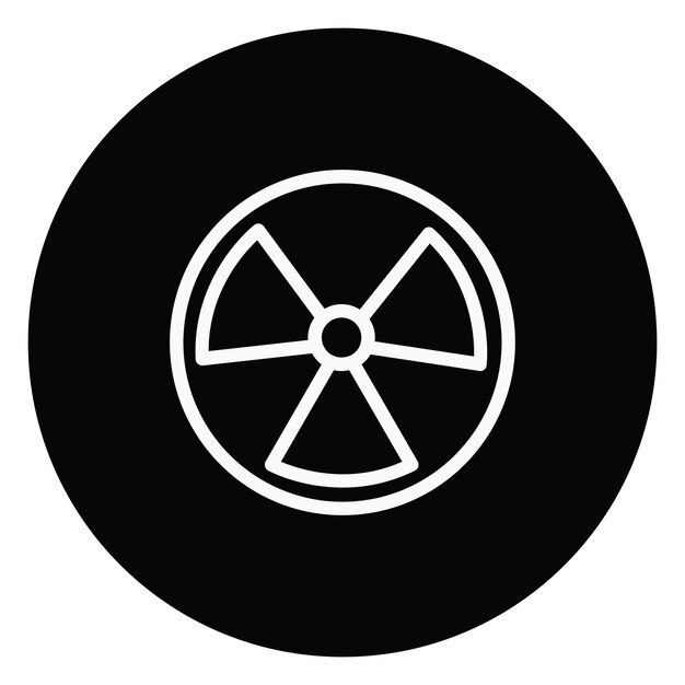 Ilustración del vector de peligro biológico