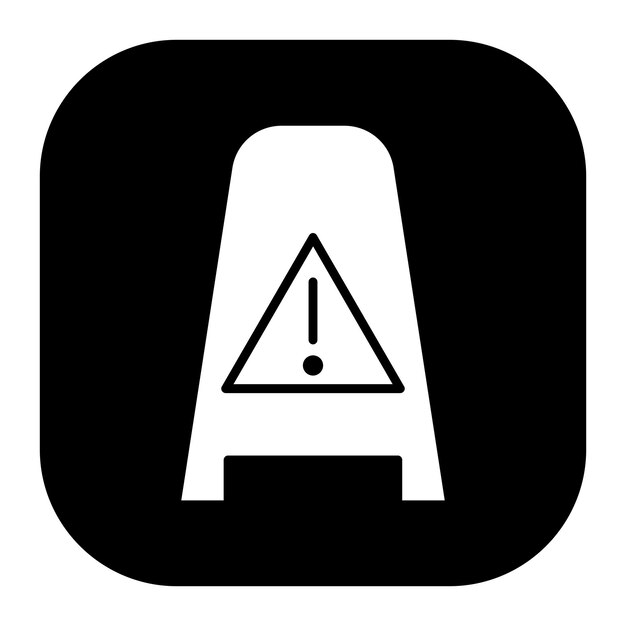 Ilustración del vector de peligro