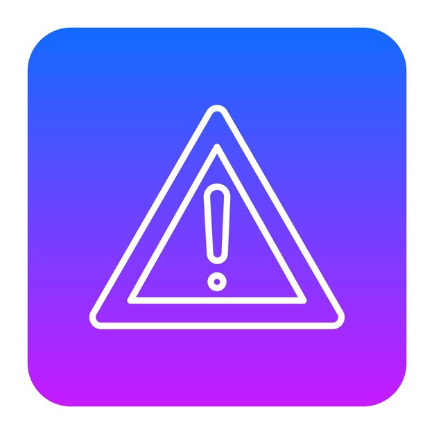 Ilustración del vector de peligro