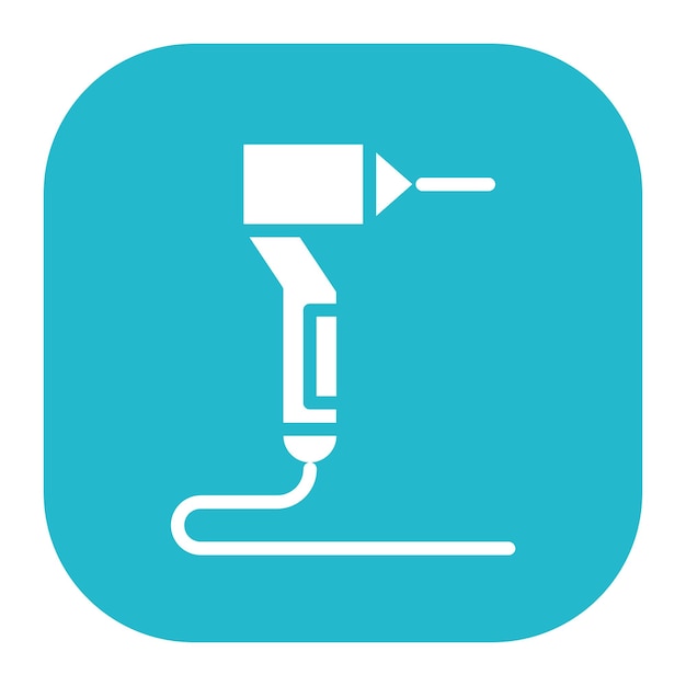 Ilustración del vector de perforación de dientes