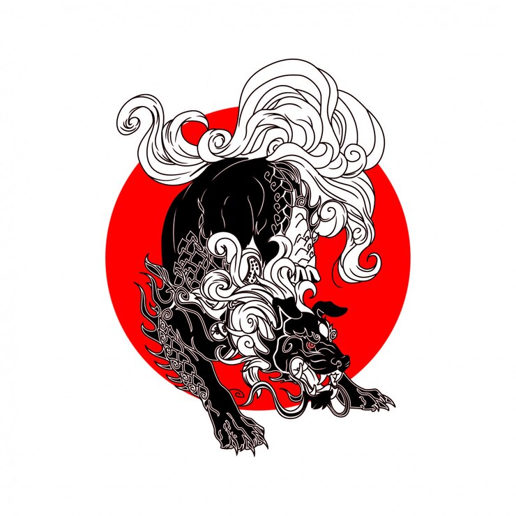 ILUSTRACIÓN DEL VECTOR DE PERRO FOO