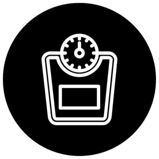 Ilustración del vector de peso
