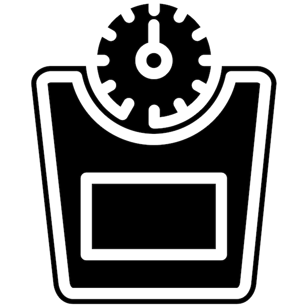 Ilustración del vector de peso