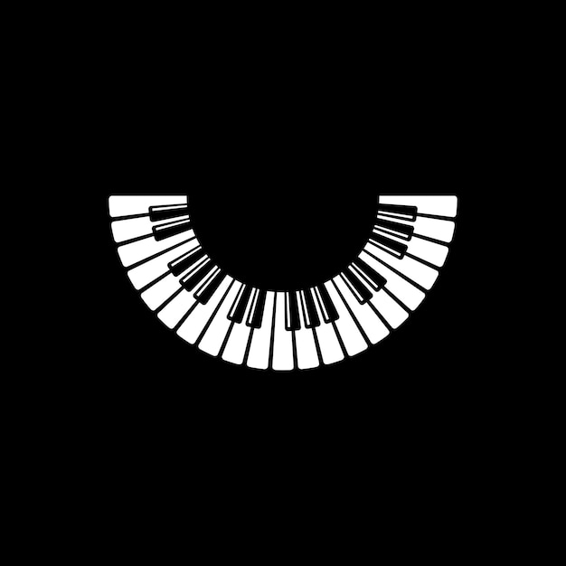 Ilustración de vector de piano