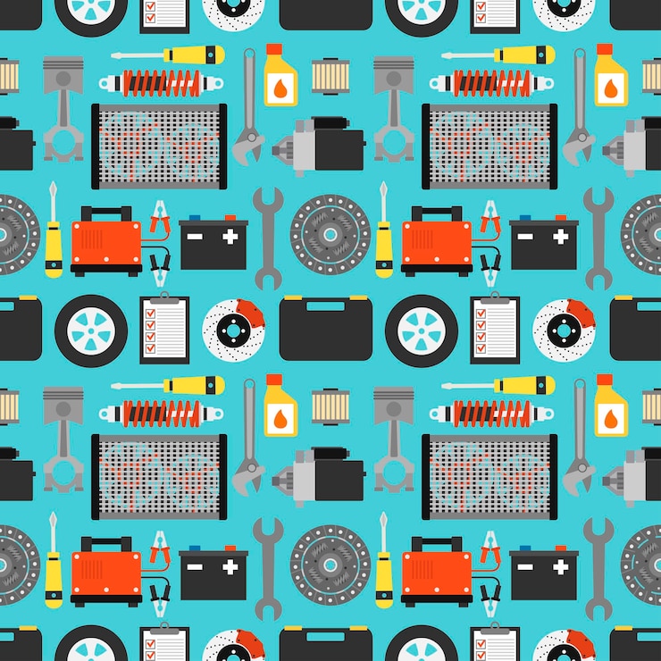 Vector ilustración de vector plano de diseño moderno de servicio de coche
