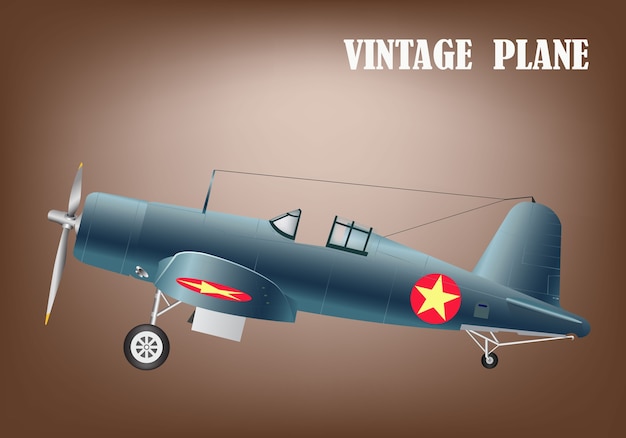 Vector ilustración de vector plano de guerra de la vendimia eps 10