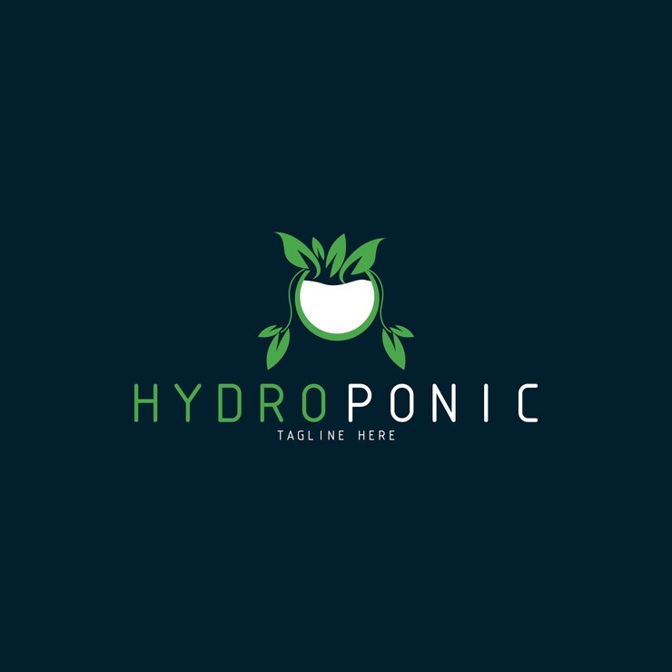 ilustración de vector de planta hidropónica para diseño